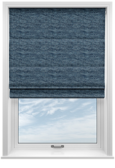 Mirdif, Digital Blue - Twist&Fit Roman Blind